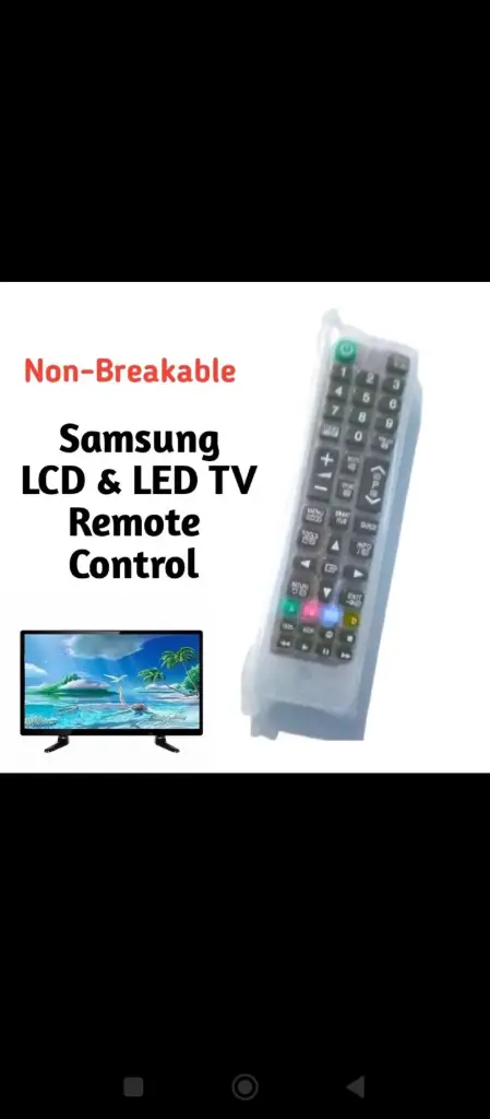 Universal Samsung LCD LED TV Remote control Unbreakable