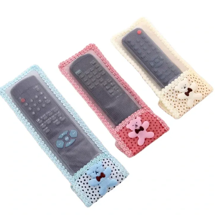 Cute Fabric Lace TV, AC, Fan Remote Cover Case