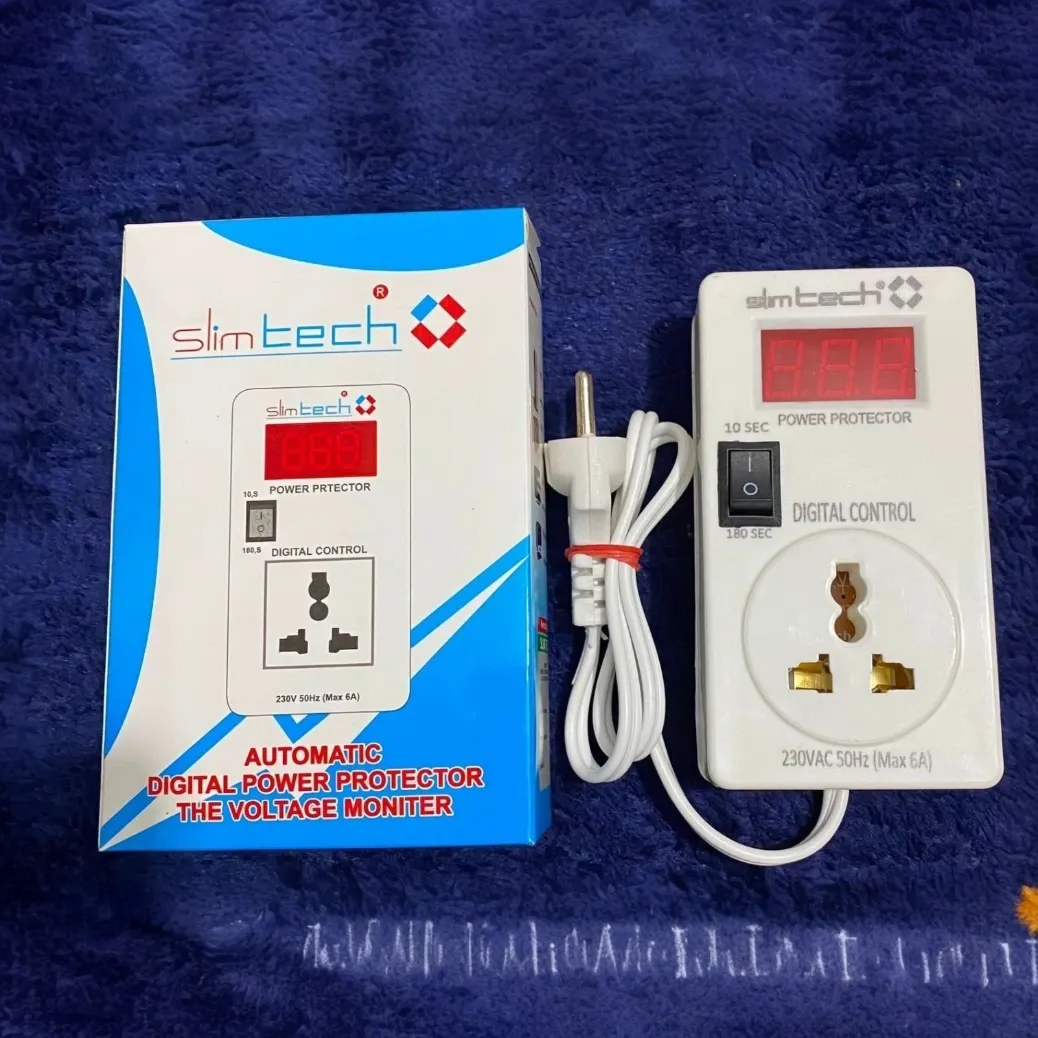 Muhafiz Switch Automatic Digital Voltage Protector for LCD LED TV, AC, Fridge, Motor